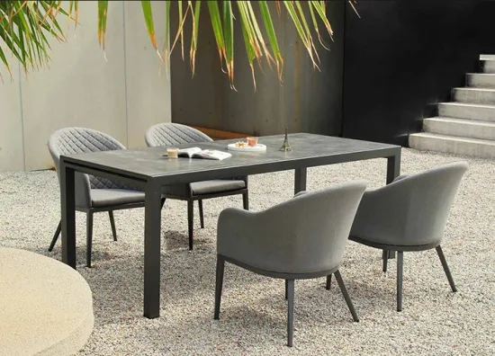 New Outdoor All-Match Uphostered Patio Dining Chair Table Furniture Set